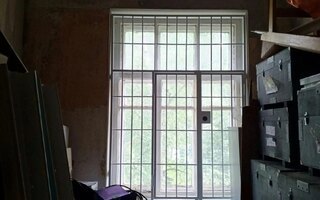 большая сварная решета с распашной створкой